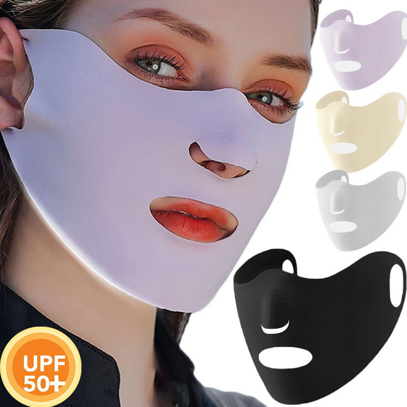 ผ้าไหมน้ําแข็งครีมกันแดดหน้ากา - Sports Mask Breathable บทวิจารณ์และราคา