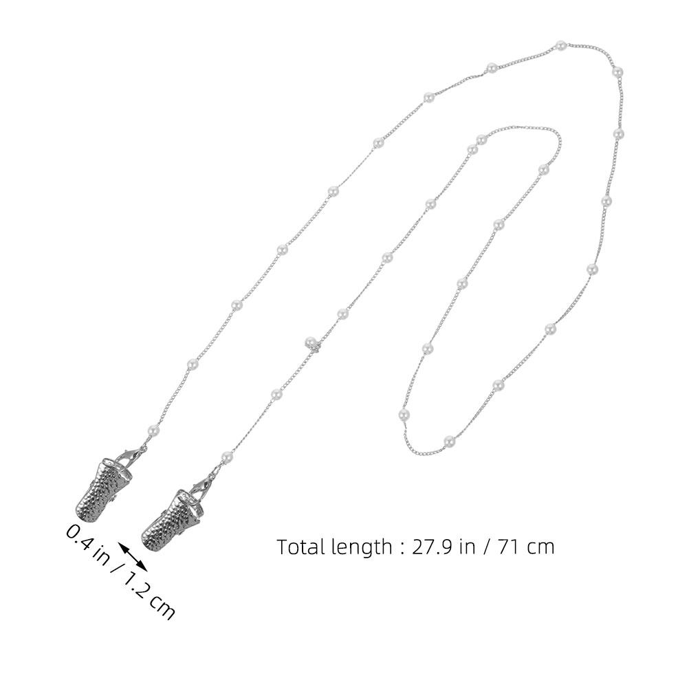 สายคล้องแว่นตาแบบลูกปัด 2 ชิ้น - Mask Chain Holder บทวิจารณ์และราคา
