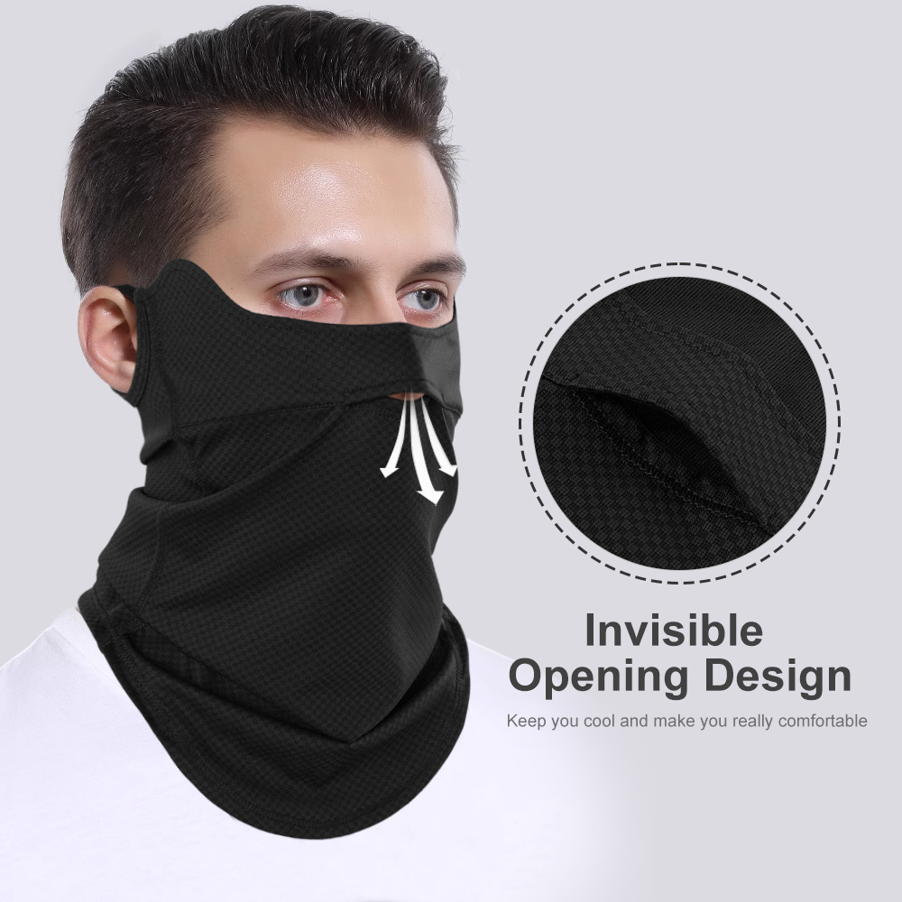 หน้ากากปิดหน้าสายรัดคาดผมผ้าปิ - Neck Gaiter Face Cover บทวิจารณ์และราคา