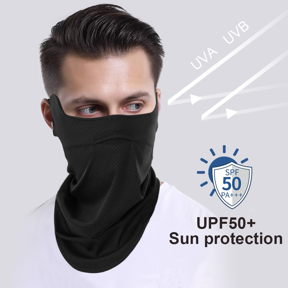 หน้ากากปิดหน้าสายรัดคาดผมผ้าปิ - Neck Gaiter Face Cover บทวิจารณ์และราคา