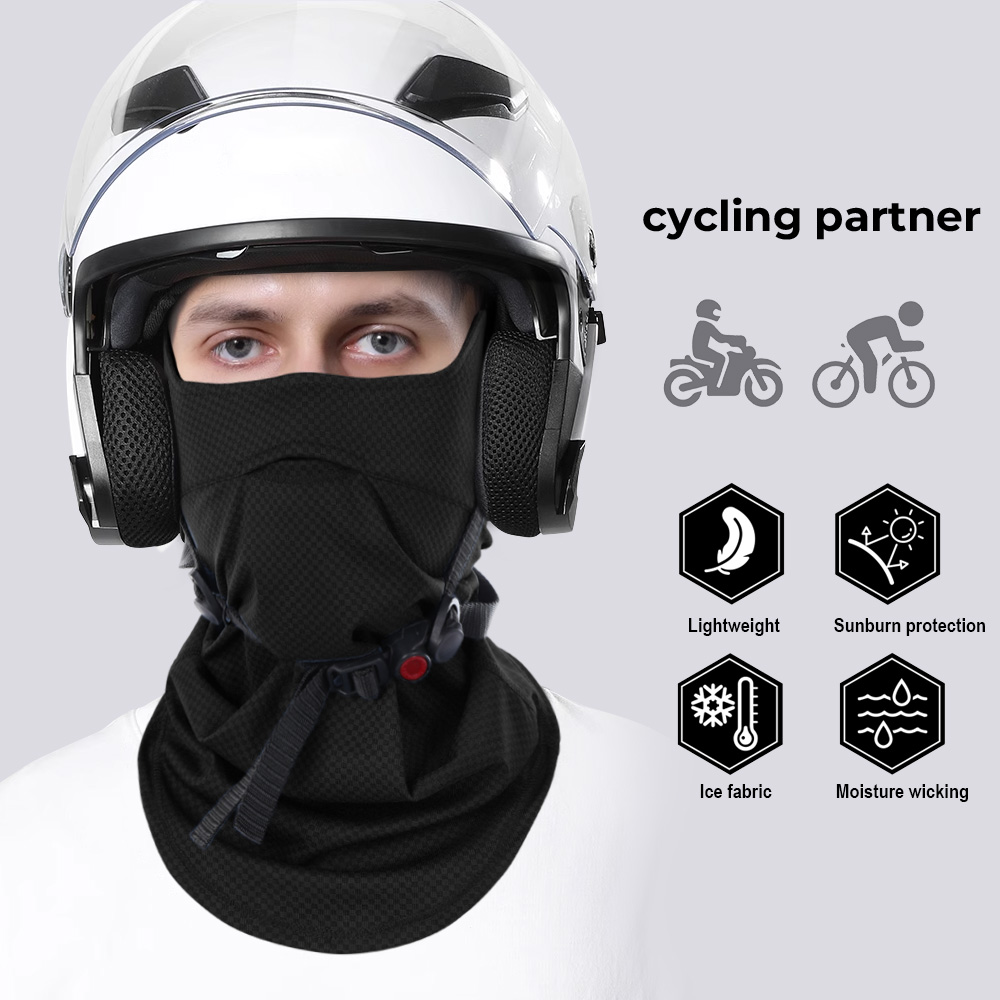 หน้ากากปิดหน้าสายรัดคาดผมผ้าปิ - Neck Gaiter Face Cover บทวิจารณ์และราคา