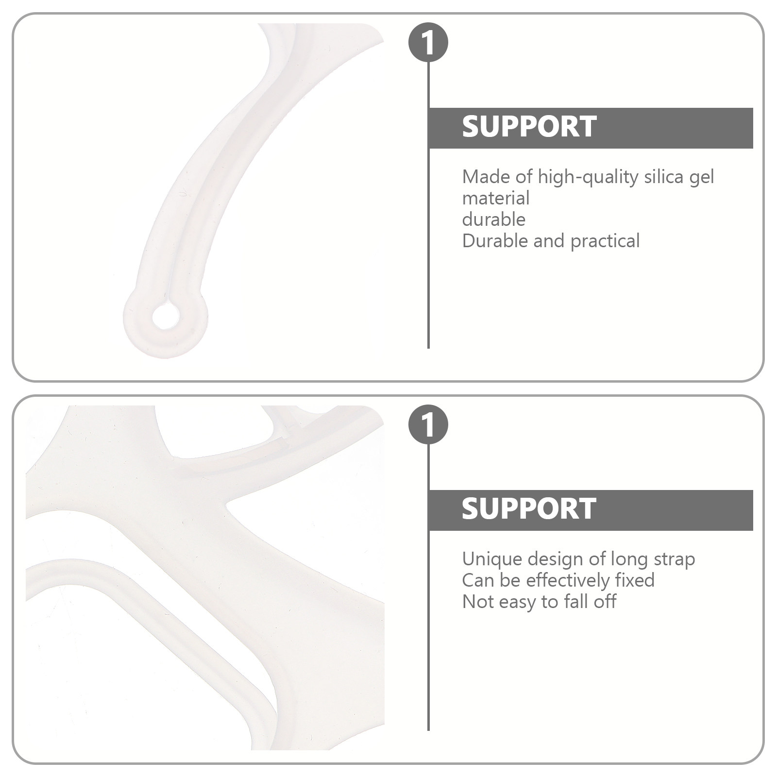โครงซิลิโคนรองรับหน้ากาก 5 ชิ้ - Silicone Mask Bracket บทวิจารณ์และราคา